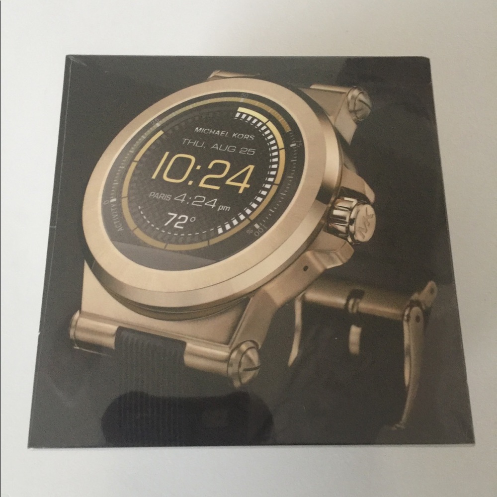 Michael Kors Dylan Gold Silicone Smartwatch